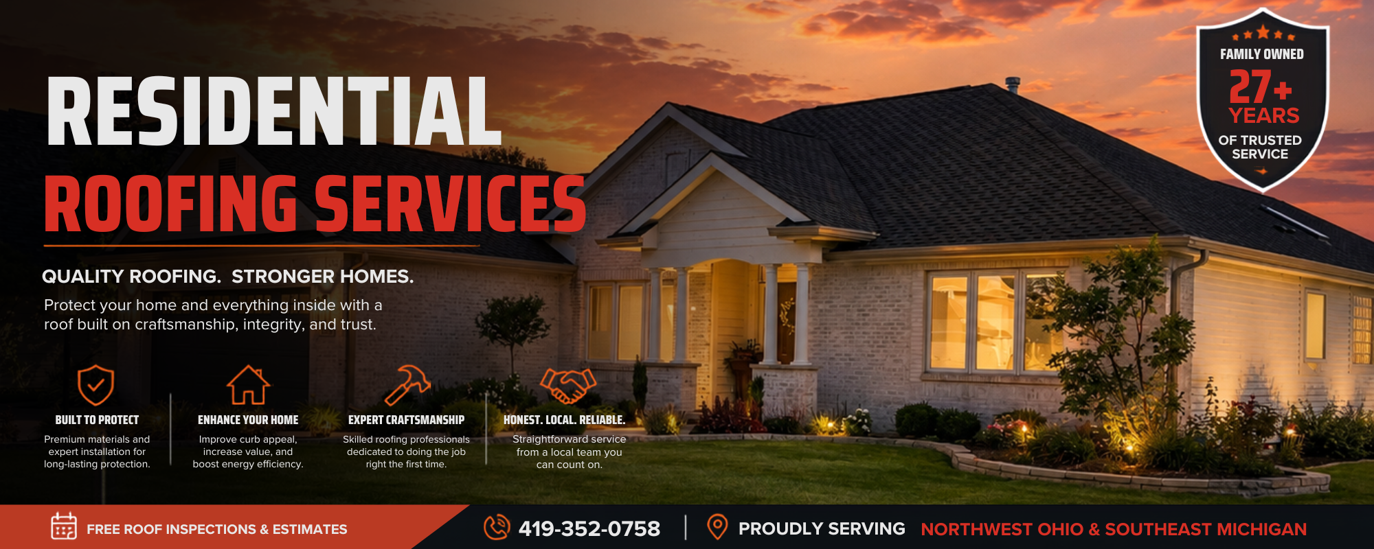 Residential roofs