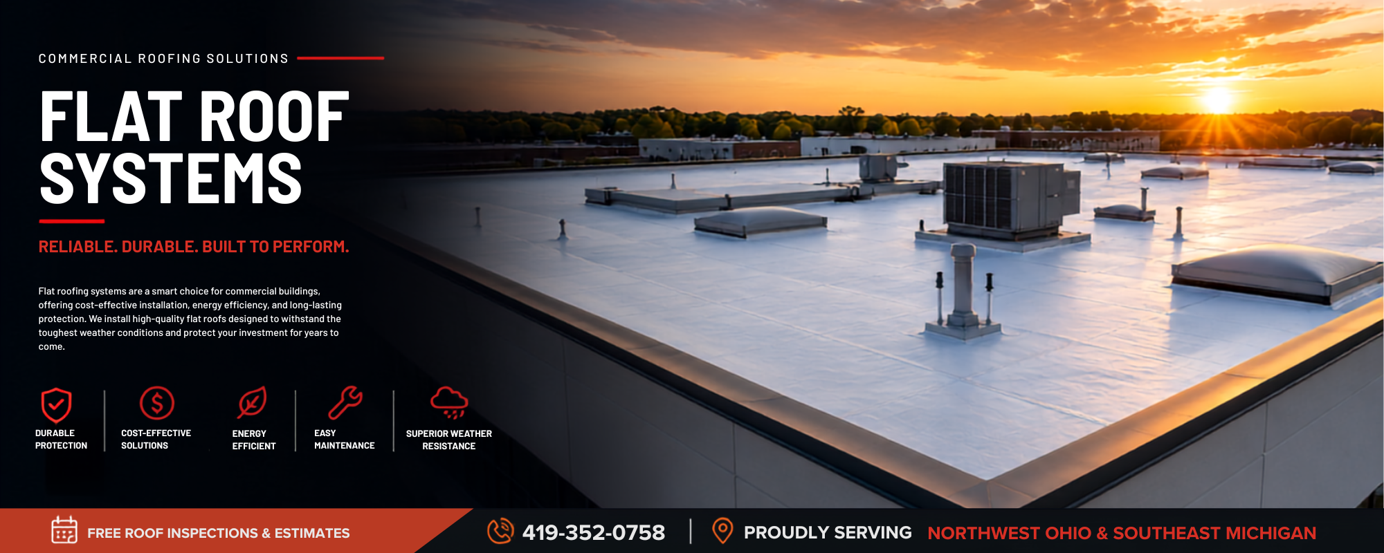 flat roofs