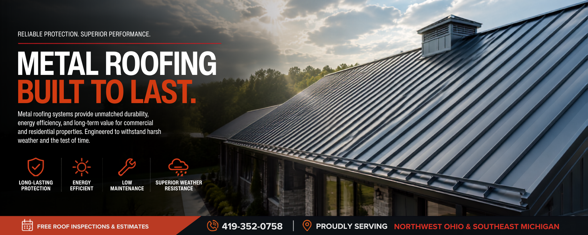 metal roofs